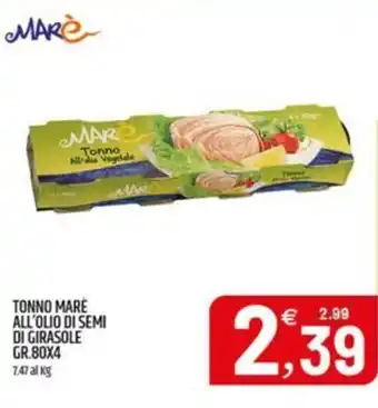 Ard Discount Tonno mare all'olio di semi di girasole offerta