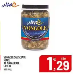 Ard Discount Vongole sgusciate mare al nataurale offerta