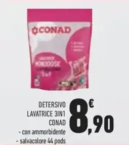 Conad Detersivo lavatrice 3in1 CONAD offerta