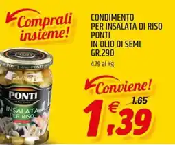 Ard Discount Condimento per insalata di riso ponti in olio di semi offerta