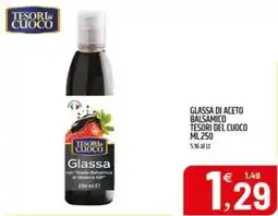 Ard Discount Glassa di aceto balsamico TESORI DEL CUOCO offerta