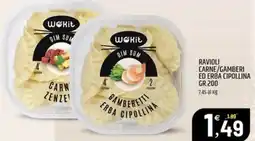 Ard Discount Wokit Ravioli carne/gamberi ed erba cipollina offerta