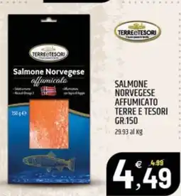 Ard Discount Salmone norvegese affumicato TERRE E TESORI offerta