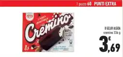 Conad 8 gelati algida cremino offerta