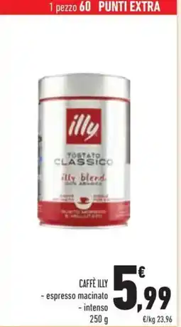 Conad Caffè illy espresso macinato, intenso offerta