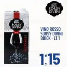 Ard Discount Vino rosso SORSY DIVINI brick offerta