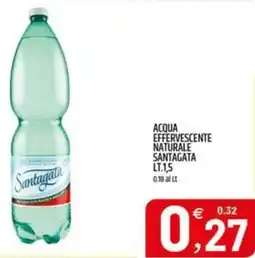 Ard Discount Acqua effervescente naturale SANTAGATA offerta