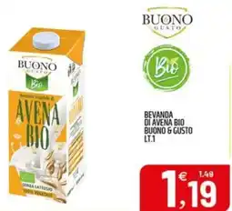 Ard Discount Bevanda di avena bio BUONO & GUSTO offerta