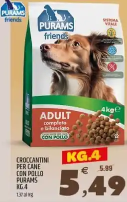 Ard Discount Croccantini per cane con pollo PURAMS offerta