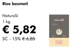 NaturaSì Riso basmati NaturaSì offerta