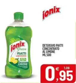 Ard Discount Ionix detersivo piatti concentrato al limone offerta