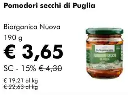 NaturaSì Pomodori secchi di Puglia Biorganica Nuova offerta