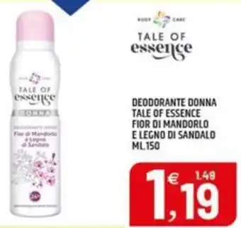 Ard Discount Deodorante donna tale of essence fior di mandorlo e legno di sandalo offerta