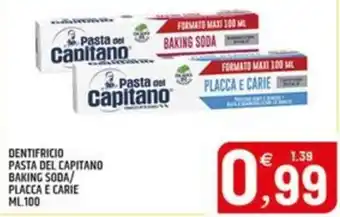 Ard Discount Dentifricio pasta del capitano baking soda/ placca e carie offerta