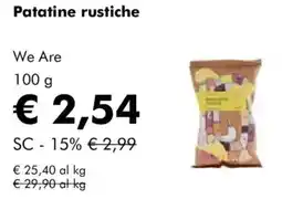 NaturaSì Patatine rustiche We Are offerta