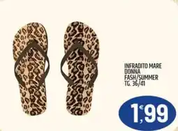Ard Discount Infradito mare donna fash/summer tg. 36/41 offerta