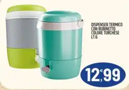 Ard Discount Dispenser termico con rubinetto colore turchese offerta