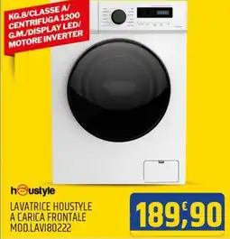 Ard Discount Houstyle lavatrice houstyle a carica frontale MOD.LAVI80222 offerta