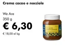 NaturaSì Crema cacao e nocciole We Are offerta