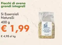 NaturaSì Fiocchi di avena grandi integrali Sì Essenziali NaturaSì offerta