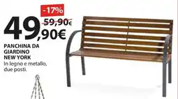 Kreo Brico e Casa Panchina da giardino new york offerta
