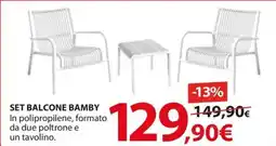 Kreo Brico e Casa Set balcone bamby offerta