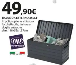 Kreo Brico e Casa Artplast baule da esterno offerta