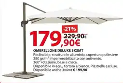 Kreo Brico e Casa Ombrellone deluxe 3x3mt offerta