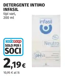 Coop Detergente intimo INFASIL offerta