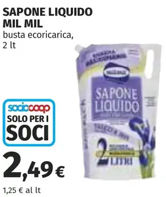 Coop Sapone liquido MIL MIL offerta