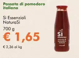 NaturaSì Passata di pomodoro italiano Sì Essenziali NaturaSì offerta