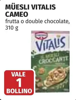 Coop Müesli vitalis CAMEO offerta