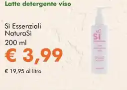 NaturaSì Latte detergente viso Sì Essenziali NaturaSì offerta