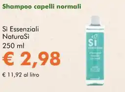 NaturaSì Shampoo capelli normali Sì Essenziali NaturaSì offerta