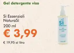NaturaSì Gel detergente viso Sì Essenziali NaturaSì offerta