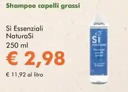 NaturaSì Shampoo capelli grassi Sì Essenziali NaturaSì offerta