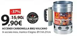 Kreo Brico e Casa FUNCOOK Accendi carbonella bbq vulcano offerta