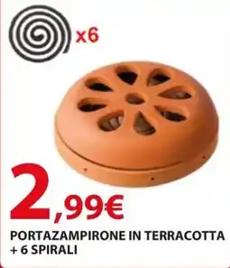Kreo Brico e Casa Portazampirone in terracotta + 6 spirali offerta
