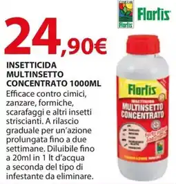 Kreo Brico e Casa Flortis insetticida multinsetto concentrato offerta