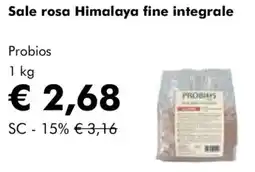 NaturaSì Sale rosa Himalaya fine integrale Probios offerta