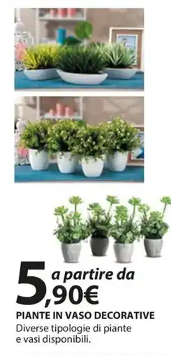 Kreo Brico e Casa Piante in vaso decorative offerta