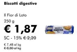 NaturaSì Biscotti digestive Il Fior di Loto offerta