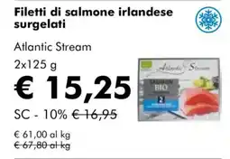 NaturaSì Filetti di salmone irlandese surgelati Atlantic Stream offerta