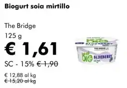 NaturaSì Biogurt soia mirtillo The Bridge offerta