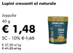 NaturaSì Lupini croccanti al naturale Joypulia offerta