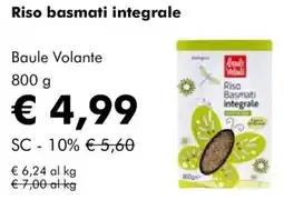 NaturaSì Riso basmati integrale Baule Volante offerta