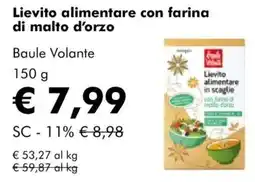 NaturaSì Lievito alimentare con farina di malto d'orzo Baule Volante offerta