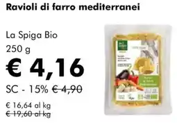 NaturaSì Ravioli di farro mediterranei La Spiga Bio offerta