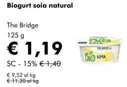 NaturaSì Biogurt soia natural The Bridge offerta
