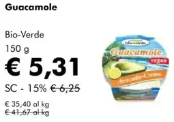 NaturaSì Guacamole Bio-Verde offerta